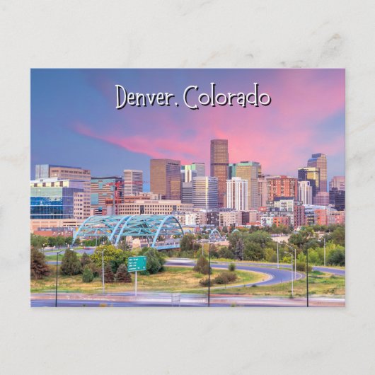Denver Colorado Briefkaart (Voorkant)
