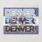 Denver, Colorado Briefkaart (Voorkant)