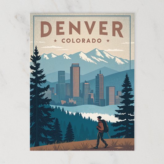 Denver, Colorado Briefkaart