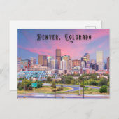 Denver Colorado Briefkaart Travel (Voorkant / Achterkant)