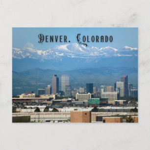 Denver Colorado Briefkaart voor reizen