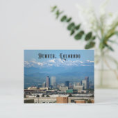 Denver Colorado Briefkaart voor reizen (Staand voorkant)