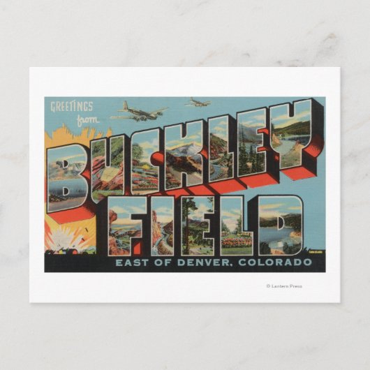 Denver, Colorado - Buckley Field Briefkaart (Voorkant)