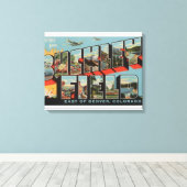 Denver, Colorado - Buckley Field Canvas Afdruk (Insitu (Houten vloer))