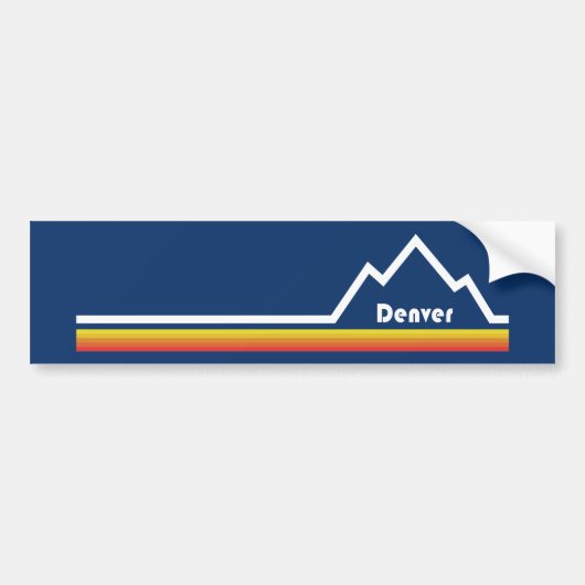 Denver, Colorado Bumpersticker (Voorkant)