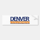 Denver Colorado Bumpersticker (Voorkant)