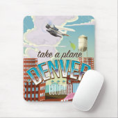 Denver Colorado Cartoon reisposter Muismat (Met muis)