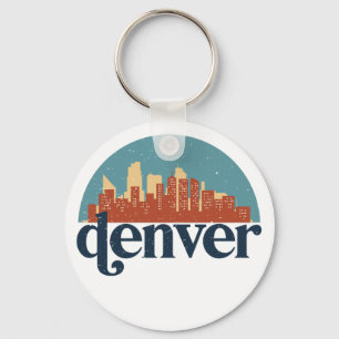 Denver Colorado City Skyline  Cityscape Sleutelhanger