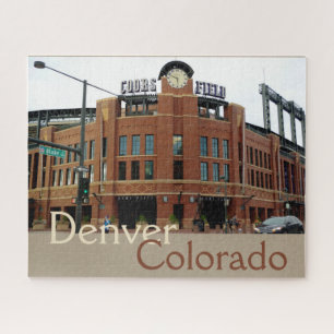 Denver, Colorado, Coors Field Jigzaag Puzzle Legpuzzel