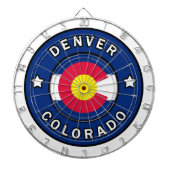 Denver Colorado Dartbord (Voorkant)