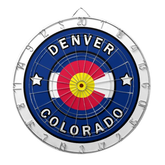 Denver Colorado Dartbord (Voorkant)