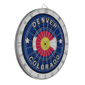 Denver Colorado Dartbord (Voorkant Links)