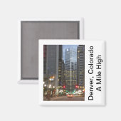 Denver, Colorado - een mijl hoge stad Magneet (Voorkant / Achterkant)