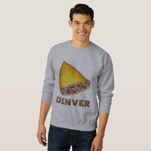 Denver Colorado Emelet Omelet Trui (Voorkant volledig)