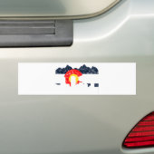 Denver Colorado Flag Bumpersticker (Op auto)