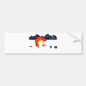 Denver Colorado Flag Bumpersticker (Voorkant)