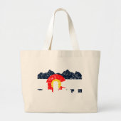 Denver Colorado Flag Grote Tote Bag (Voorkant)