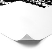 Denver, Colorado in zwart-wit Poster (Hoek)