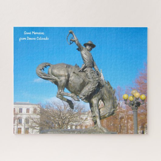Denver Colorado Jigzaag Puzzle Legpuzzel (Horizontaal)