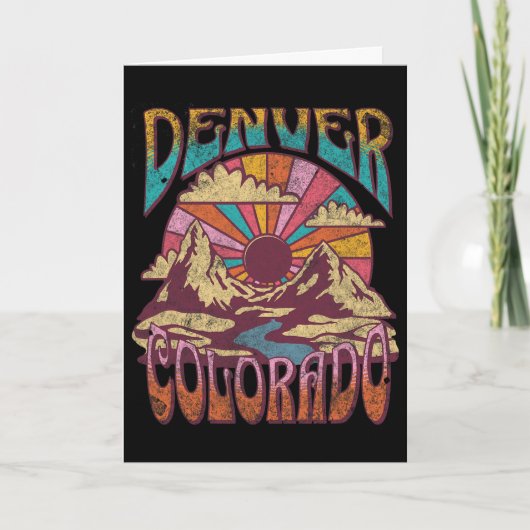 Denver Colorado Kaart (Voorkant)