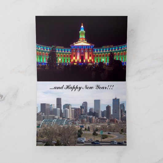 Denver, Colorado Kerst Kaart (Binnen)