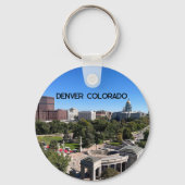 Denver Colorado Landscape Photo Personalize Sleutelhanger (Achterkant)