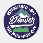 Denver, Colorado Magneet (Voorkant)