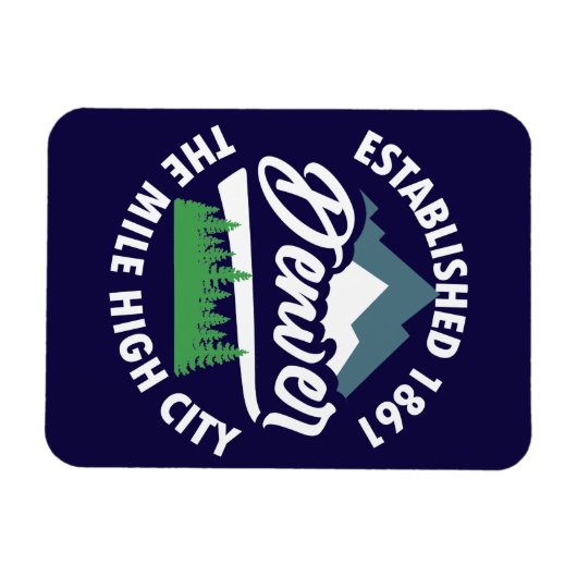 Denver, Colorado Magneet (Horizontaal)