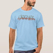 Denver Colorado Mannen Soft Vee T Shirt (Voorkant)