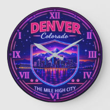 Denver Colorado Mile High City Neon