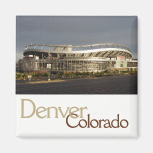 Denver, Colorado Mile High Stadium Magneet