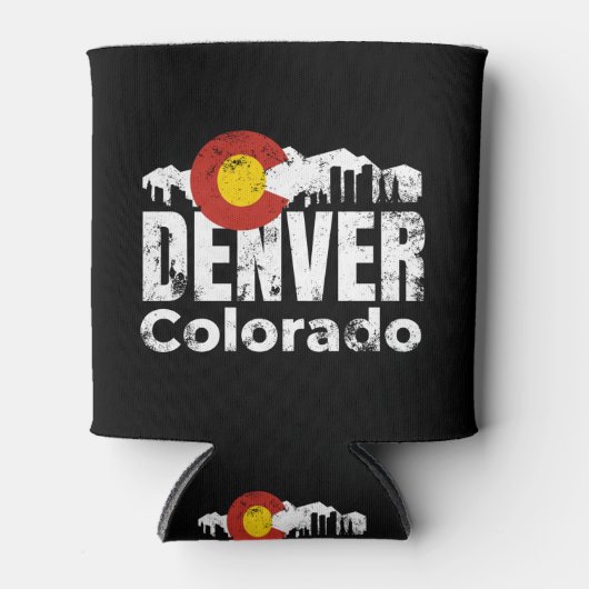 Denver Colorado Mountains Blikjeskoeler (Voorkant)