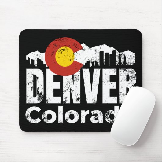 Denver Colorado Mountains Muismat (Met muis)