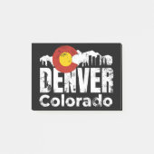 Denver Colorado Mountains Post-it® Notes (Voorkant)