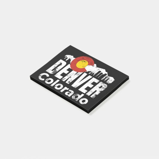 Denver Colorado Mountains Post-it® Notes (Schuin)