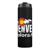 Denver Colorado Mountains Thermosbeker (Voorkant)