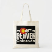 Denver Colorado Mountains Tote Bag (Voorkant)