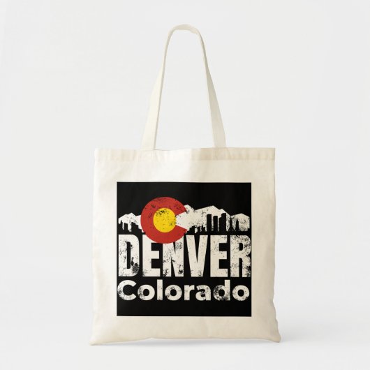 Denver Colorado Mountains Tote Bag (Voorkant)