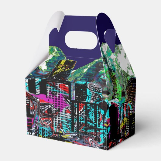 Denver, Colorado op graffiti Bedankdoosjes (Achterkant)