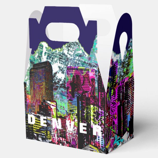 Denver, Colorado op graffiti Bedankdoosjes (Geopend)