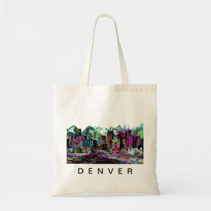 Denver, Colorado op graffiti Tote Bag