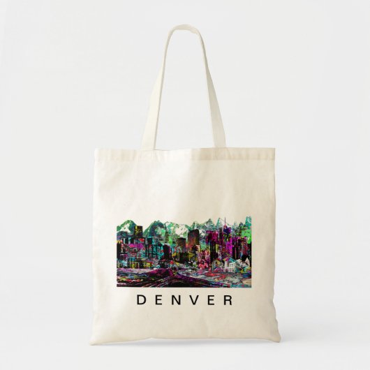 Denver, Colorado op graffiti Tote Bag (Voorkant)