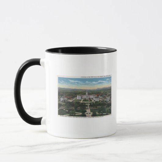 Denver, Colorado - Panorama of Civic Mok (Links)
