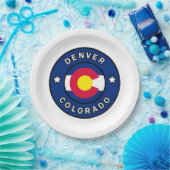 Denver Colorado Papieren Bordje (Feest)
