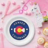 Denver Colorado Papieren Bordje (Feest)