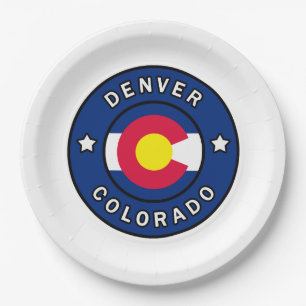Denver Colorado Papieren Bordje