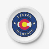 Denver Colorado Papieren Bordje (Voorkant)