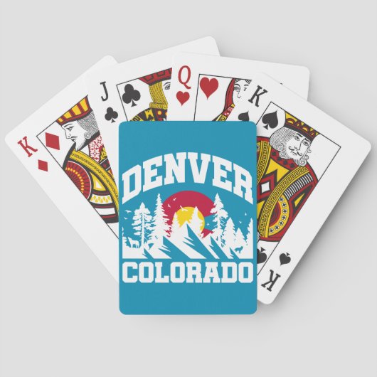 Denver, Colorado Pokerkaarten (Achterkant)