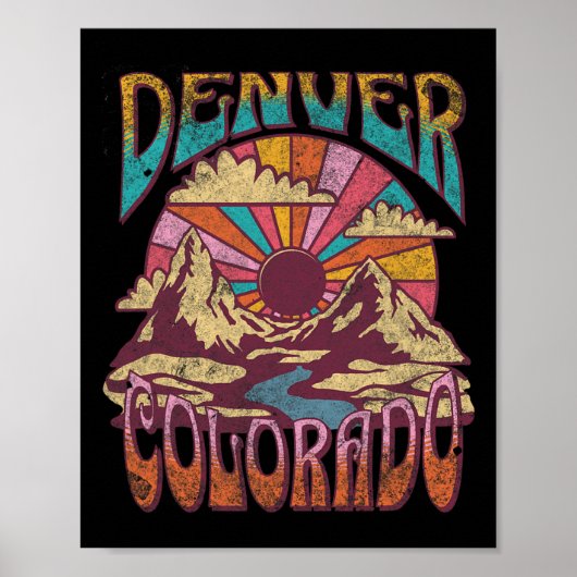 Denver Colorado Poster (Voorkant)