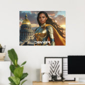 DENVER - COLORADO POSTER (Thuiskantoor)